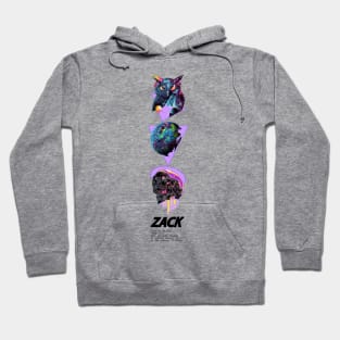 Zack Skaett Japanese anime art Hoodie